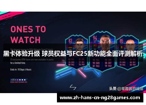 黑卡体验升级 球员权益与FC25新功能全面评测解析