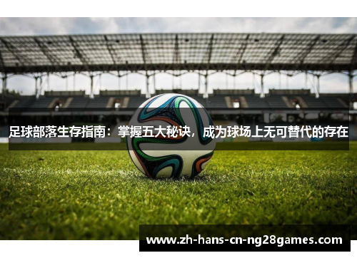 足球部落生存指南：掌握五大秘诀，成为球场上无可替代的存在